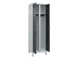 locker voor scheiding van kleding,HxBxD 1950x600x500mm,2vak