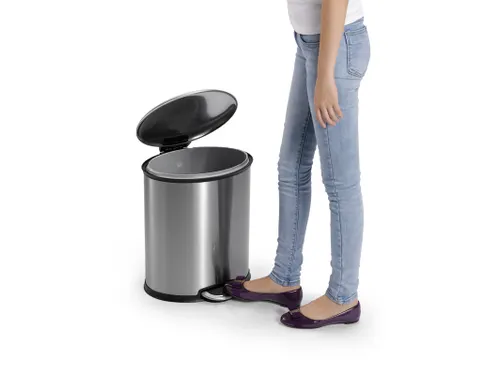 Fraaie Pedaalemmer Ellipse Step Bin 20 Liter Mat Rvs