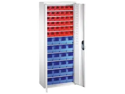 Stellingkast Staalplaat 1690x700x300mm 11 Legborden 60 Magazijnbakken