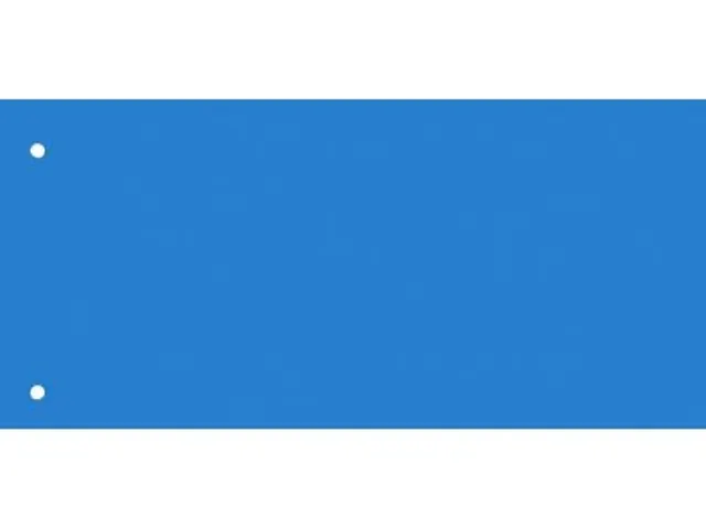 Scheidingsstrook Qbasic 240x105mm 50 stuks blauw