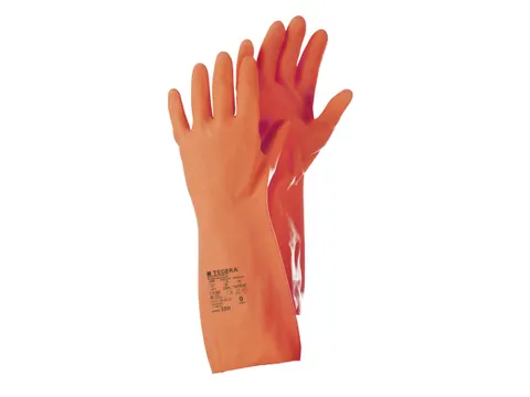 Tegera 2311 neopreen handschoenen, oranje, maat 10, per 12 paar