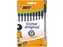Balpen Bic Cristal medium zwart blister à 10 stuks