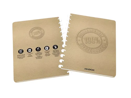 Schrift Adoc A4 lijn 144 pagina's 90gr kraft