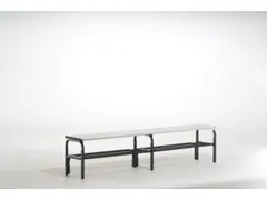 omkleedbank,HxL 450x1500mm,alu. lijsten,frame poedercoat.,RAL7016