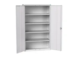 universele kast,HxBxD 2000x1300x550mm,4xStalen bodem,draaigrendelslot