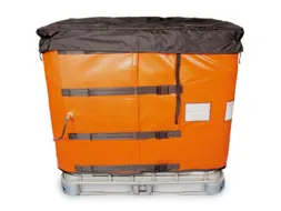 verwarmingsmantel,v. IBC inhoud 1000l,buiten glasvezel/silicone,oranje