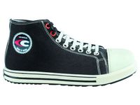 Schoen Ball Wit Katoen Canvas S1P Maat 47 Zwart