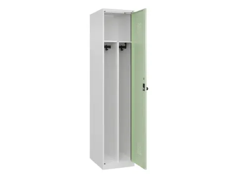locker voor scheiding van kleding,HxBxD 1850x400x500mm,1vak