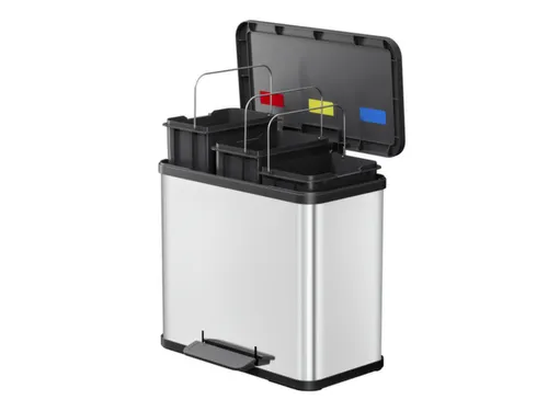 pedaalemmer,3x9l,HxBxD 430x470x340mm,binnenbak kunststof