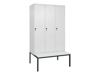 locker voor scheiding van kleding,HxBxD 2120x1200x815mm,3vak - 1
