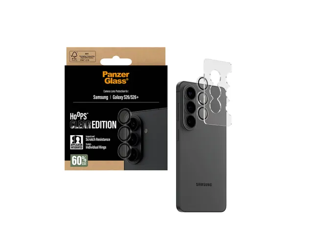 PanzerGlass Hoops Rings Samsung Galaxy S26 Camera Lens Protector Glas