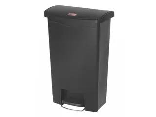 Pedaalemmer Slim Jim Step On Front Kunststof 50 Liter Zwart - 1