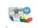 Pâte à modeler Creall Super Soft rouge/bleu/vert/jaune/blanc 1750g