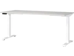 Elektrisch ihv bureau,HxBxD 720-1200x1800x800mm,blad lichtgrijs