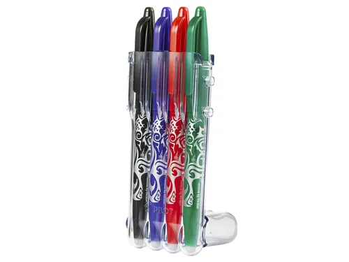 Rollerpen Pilot Frixion Ball 0.7 Set2Go BL-FR7 4 stuks basis kleuren