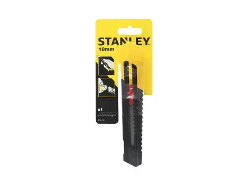 Afbreekmes Stanley SM 18mm antichoc blister à 1 stuk
