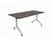 Table pliante Schaffenburg 120x80cm Chêne Logan 25mm Cadre Alu