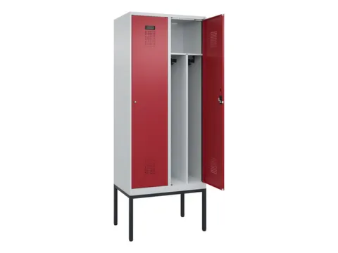 locker voor scheiding van kleding,HxBxD 2120x800x500mm,2vak