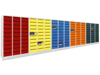 Postsorteerkast 1850x430x500mm 10 Vakken Vak B 400mm Met Postsleuf - 2