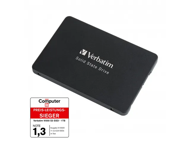 Verbatim 512 GB SSD harde schijf (2.5 inch) SATA 6 Gb/s