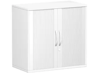 jaloeziedeurkast,HxBxD 798x800x425mm,1xhouten vloer,2 OH,romp wit - 2