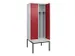 locker voor scheiding van kleding,HxBxD 2120x800x815mm,2vak