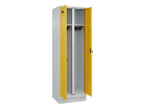 locker voor scheiding van kleding,HxBxD 1950x600x500mm,2vak