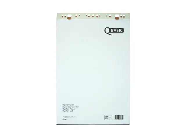 Flipoverpapier Qbasic 65x95cm 20vel opgerold