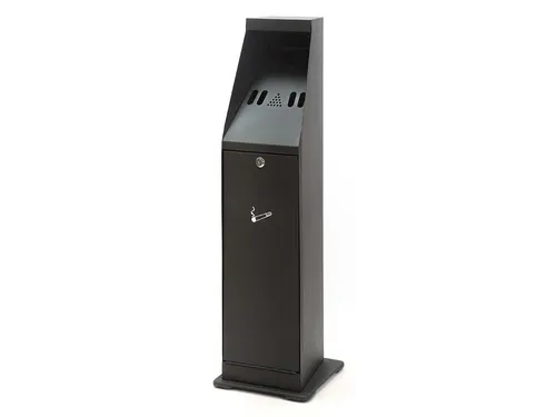 Asbak staand Vepa Bins zuil vrijstaand zwart 31043774
