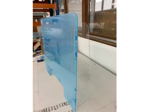 anti-speekselscherm,plexiglas,glashelder,HxBxD 700x1000x200mm