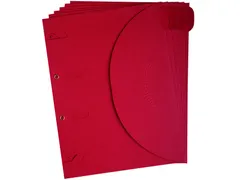 Smartfolder geperforeerde opbergmappen A4 Rood 6 stuks