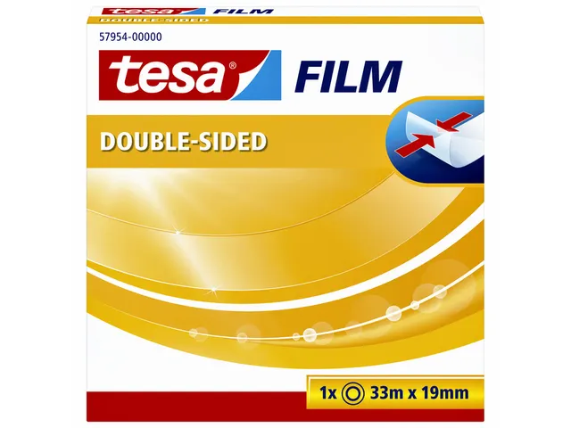 Ruban adhésif double face Tesa Film 19mmx33m