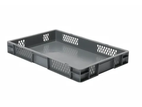 Euronorm-Stapelbak 14.5l H X L X B 75x600x400mm Grijs