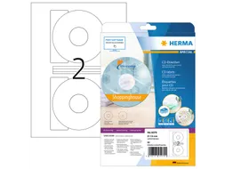 HERMA 5079 CD-etiketten A4 Ø116mm/41mm mat Wit 50 stuks
