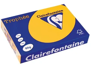 Trophée Intens Gekleurd Papier A4 80 gram 500vel Zonnebloem geel - 2