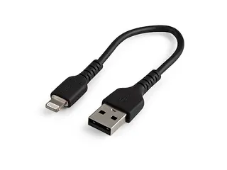 Premium USB-C naar Lightning Kabel 15cm Zwart - 1