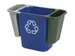Corbeille Rubbermaid Recycling Medium 26L bleu