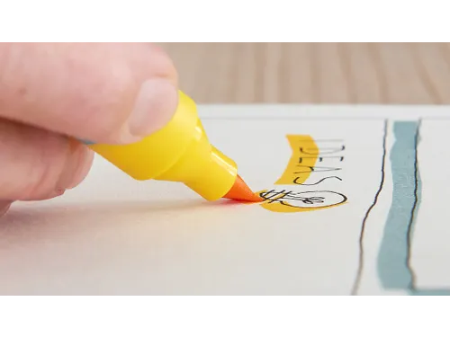 Edding 385 Flipchart effect marker Geel
