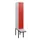 Dubbeldekse dekenkist,HxBxD 1950x300x815mm,1x2vak.,vak B 300mm