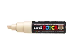 Verfstift Posca PC8K Brede punt 8mm schuin beige