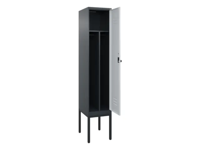 locker voor scheiding van kleding,HxBxD 2120x400x500mm,1vak