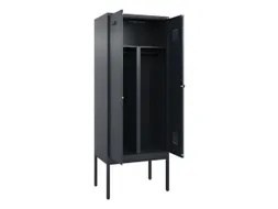 PBM-locker,HxBxD 2120x800x500mm,2vak,vak B 400mm,draaigrendel