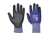 Handschoen Sentilflex A360, Maat 7 Nylon Blauw Zwart