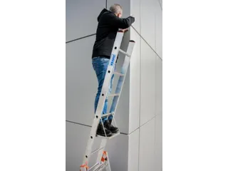 Inhangtrede,V. Staande Ladder Met Sporten,Draagverm. 150Kg,Aluminium - 8