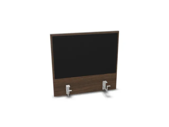 opzetpaneel,v. bureau,aanbouw achter,NV bruin hickory,BN8033-zwart