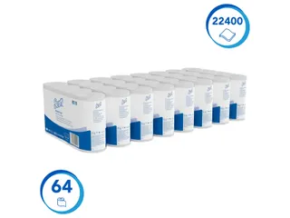 Toiletpapier Scott Essential 2-laags 350 vel wit 8519 - 3