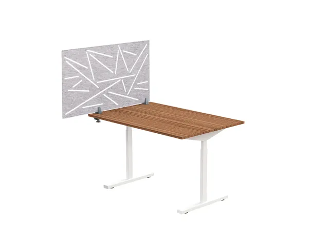 Ecran de séparation acoustique motif découpé 60x120cm Gris clair