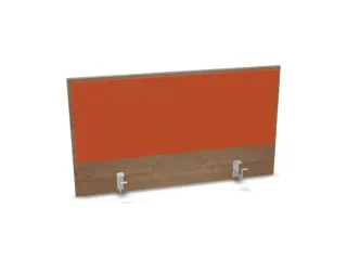 opzetpaneel,v. bureau,aanbouw achter,B 1000mm,NT-cherry,BN3012-oranje - 1
