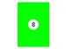 Etiket 105x74mm Fluor Groen 100 Vel