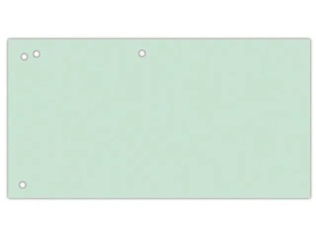 Intercalaires, 240 X 105 Mm, Paquet De 100 Pièces, Vert
